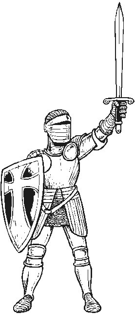 Plansa de colorat cu Cavaleri 25 18